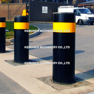 Screw Jacks Are A Solution for Raising And Lowering Cylindrical Wedge Barriers, Often Referred To As Bollards
